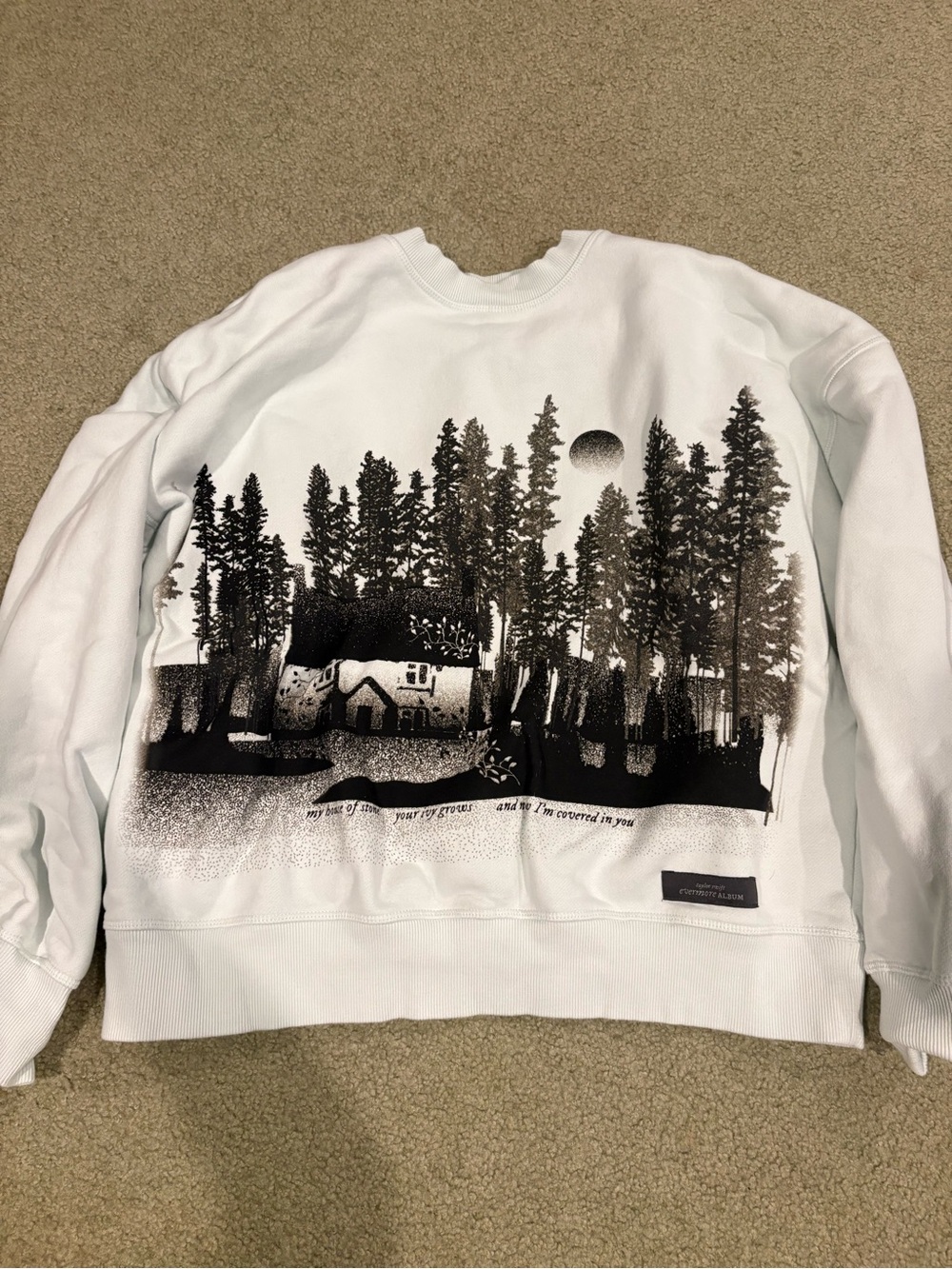Evermore MY HOUSE OF STONE YOUR IVY GROWS CREWNECK SWEATSHIRT